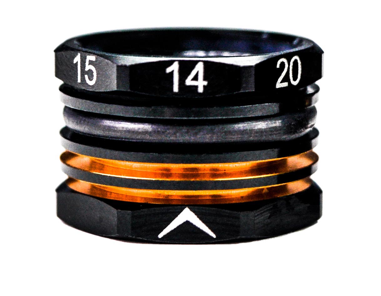 JAUGE DE HAUTEUR CYLINDRIQUE AJUSTABLE 14-20MM BLACK GOLDEN