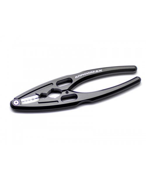 PINCE A AMORTISSEUR V3 MORS PLASTIQUE (BLACK)