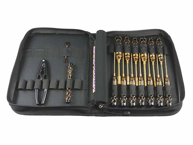TROUSSE A OUTILS 1/8 BUGGY BLACK GOLD (16pcs)