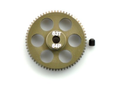 PIGNON MOTEUR ALU HARD 64DPI 63 DTS