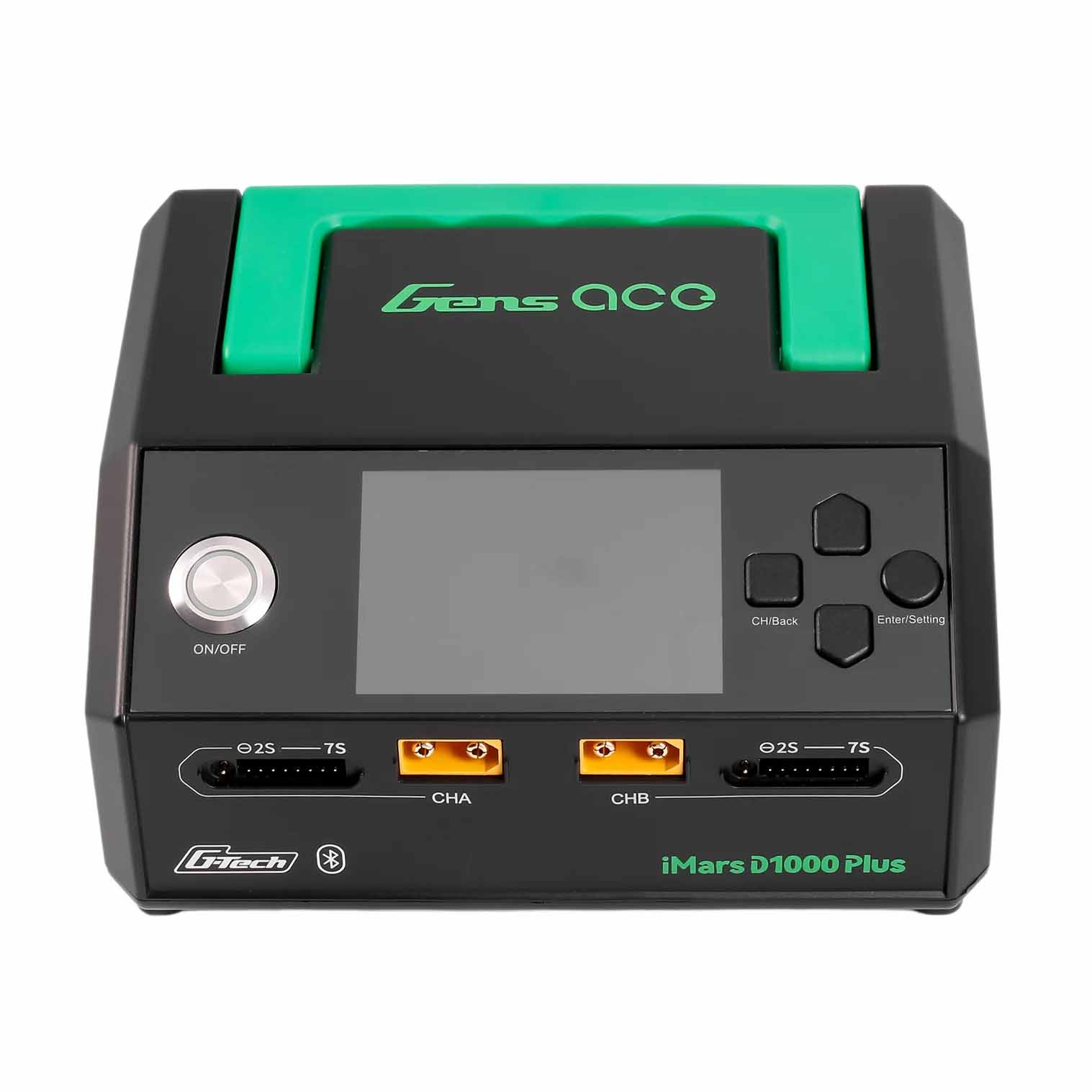 GensAce Chargeur iMars D1000 PLUS Smart Dual Channel AC 1000W (UK)