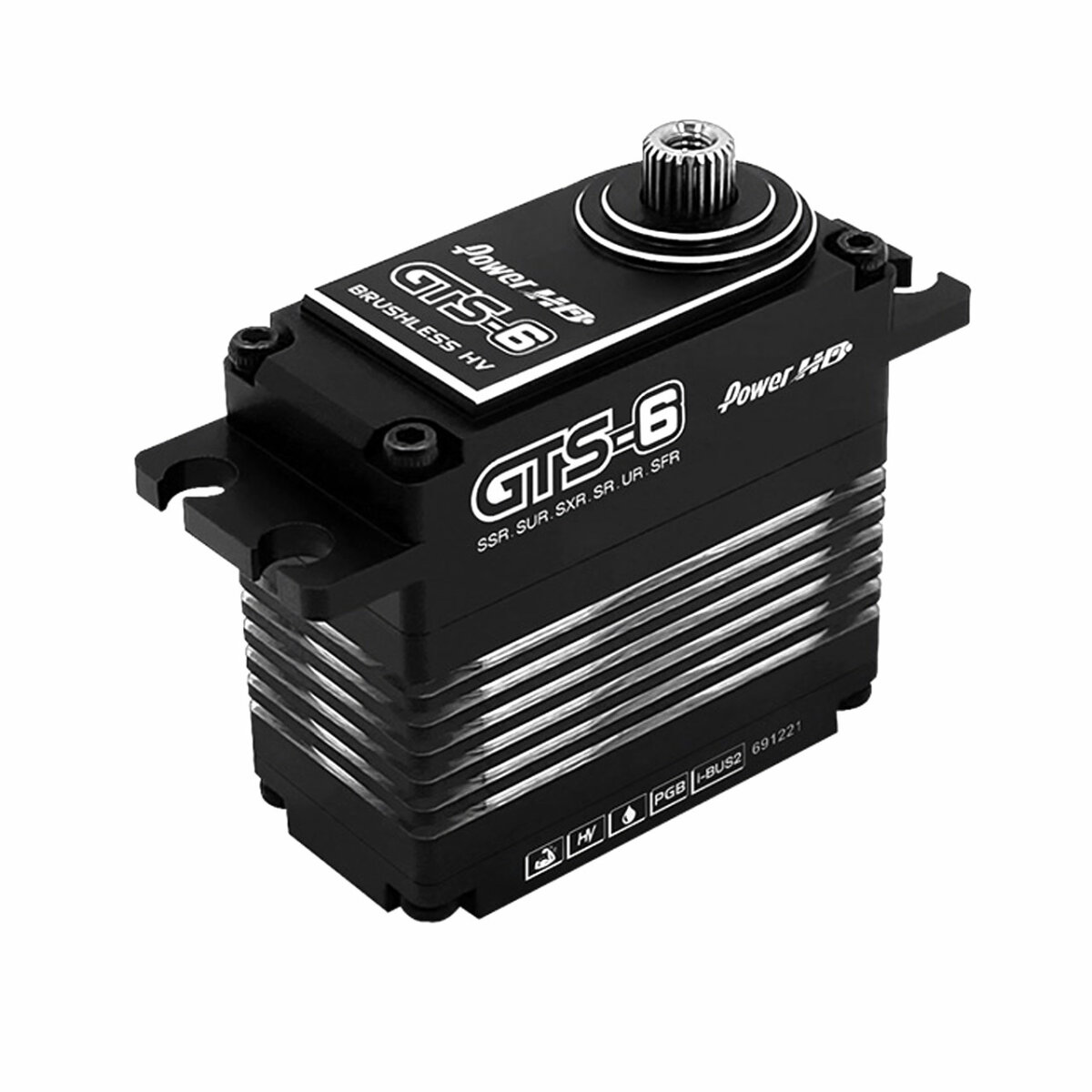 Servo Power HD GTS 6 Brushless Boitier Alu HV (60kg/0.07s)