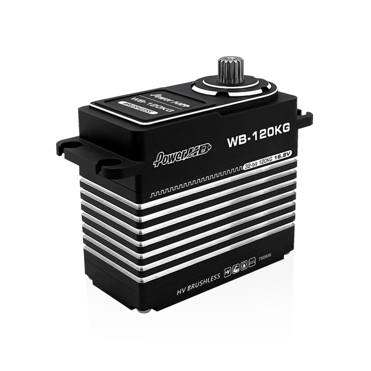 Servo Power HD WB-120KG Alu Case MG 120kg/0.10s 12.6V (Large Scale)