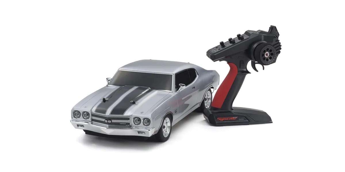 Kyosho Fazer FZ02 (L) Chevy Chevelle SS454 1970 Silver1:10 Readyset