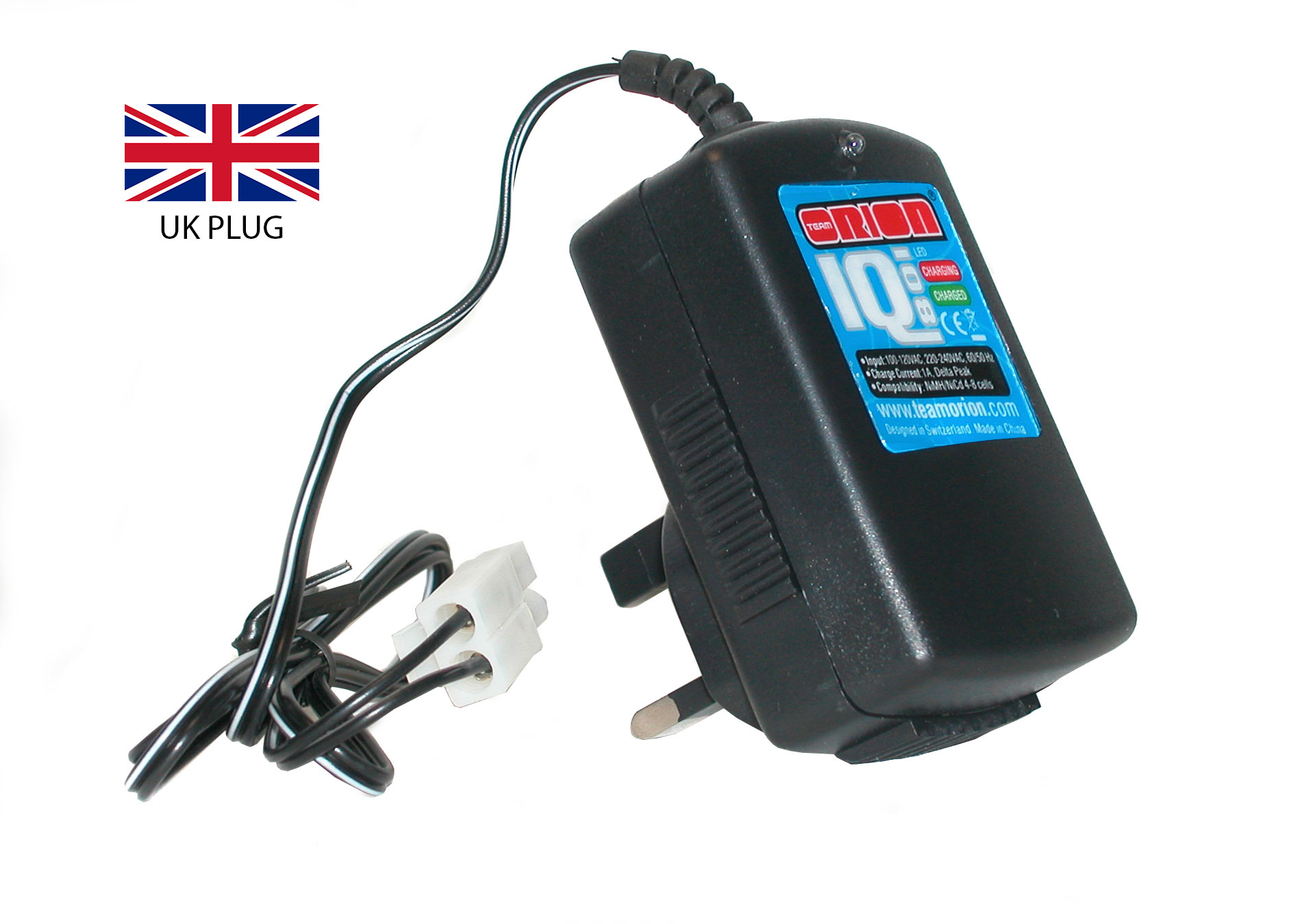 Chargeur Advantage IQ801 (UK-220V) 1A Delta Peak NiMh 4-8N (Tamiya)
