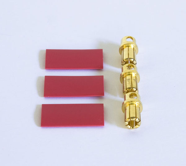 CONNECTEURS 8MM GOLD MALES (3)