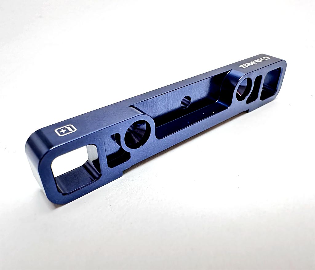 Cales arrière en aluminium D +1 Sparko F8