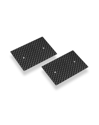 Plaques latérales carbone 0.5mm aileron 1/10 EL (2)
