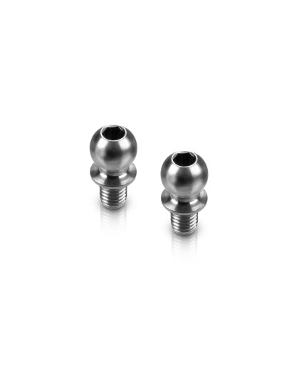 Rotule titane fileté D4.9mm L4mm 2mm Hex (2)