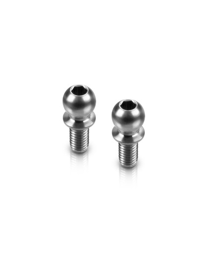 Rotule titane fileté D4.9mm L6mm 2mm Hex (2)