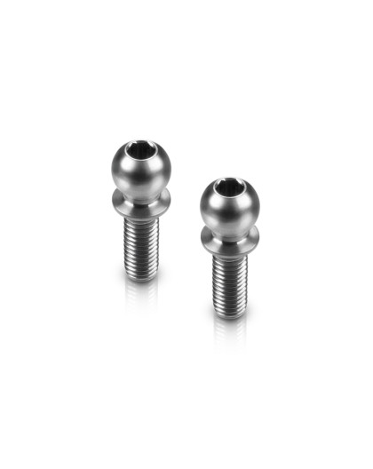 Rotule titane fileté D4.9mm L8mm 2mm Hex (2)