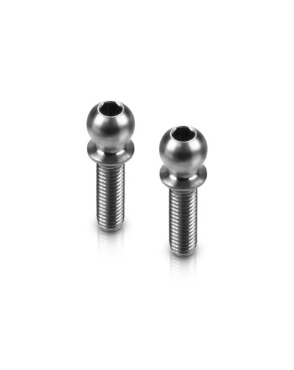 Rotule titane fileté D4.9mm L10mm 2mm Hex (2)